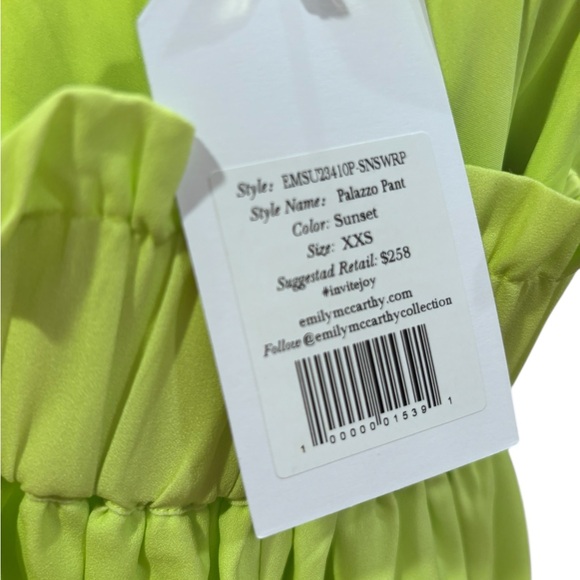 Emily McCarthy Sunset Palazzo Pant XXS NWT Wide Leg Statement Trouser - Picture 6 of 8